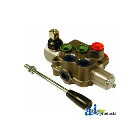 A & I Products Monoblock Control Valve 3/8" BSP, single spool 9" x5" x4" A-VFG1001